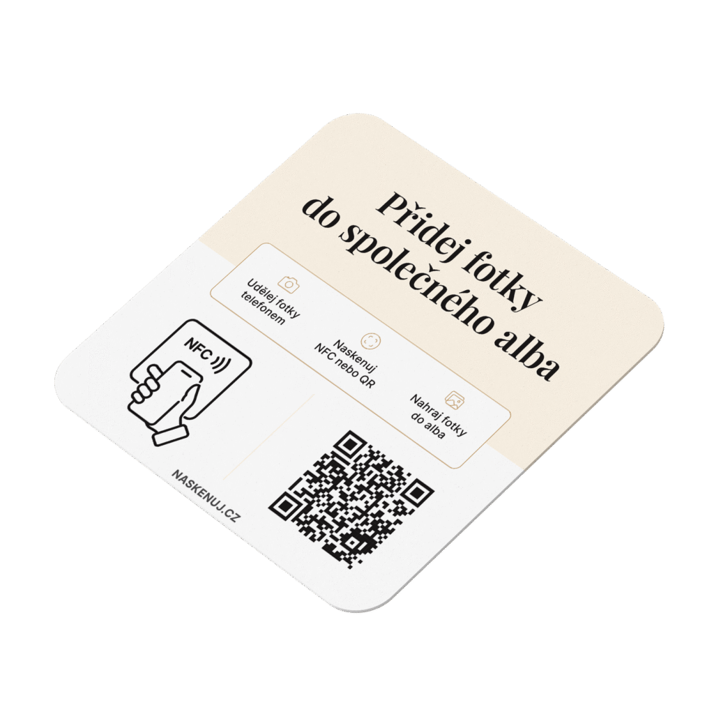 NFC cedule pro sdílené album
