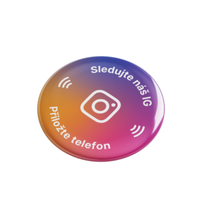 Instagram NFC štítek Ø5 cm