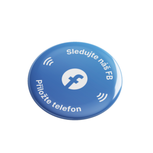 Facebook NFC štítek Ø5 cm