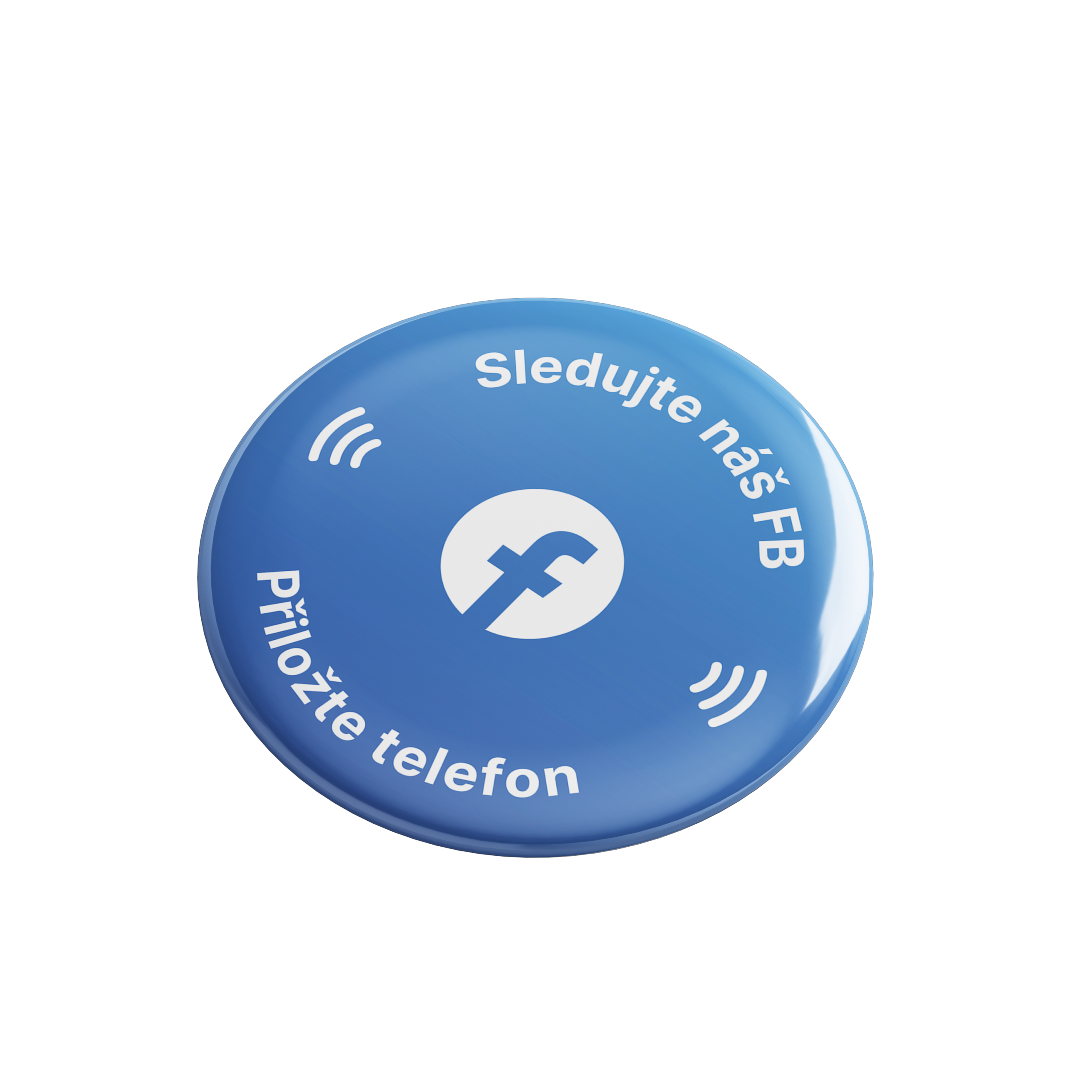Facebook NFC štítek Ø5 cm