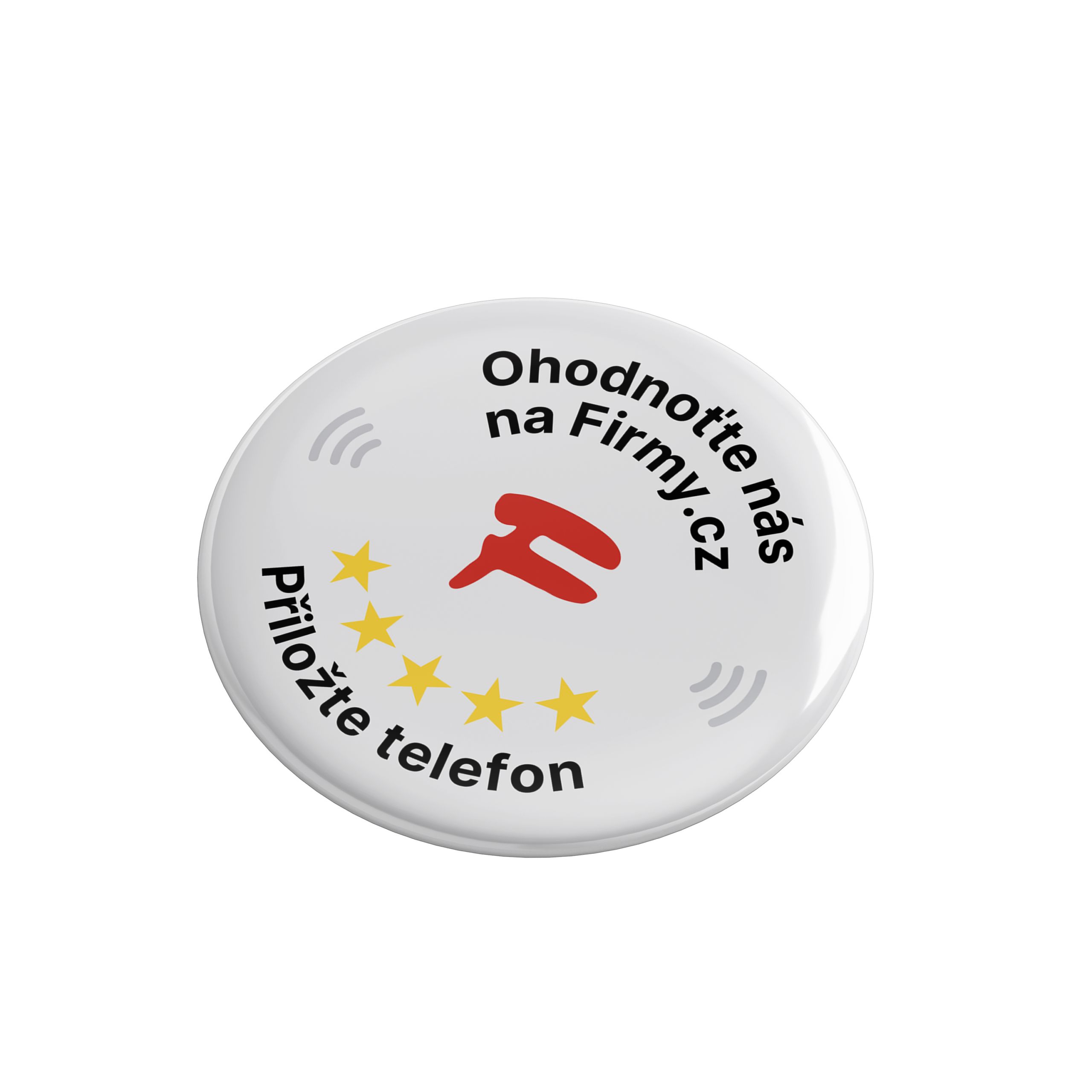 Firmy.cz NFC štítek Ø5 cm